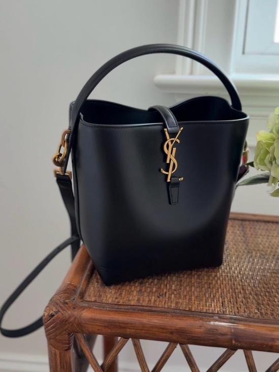 Saint Laurent Handbags - NWT YSL LE 37 SMALL IN BLACK - BUCKET TOTE